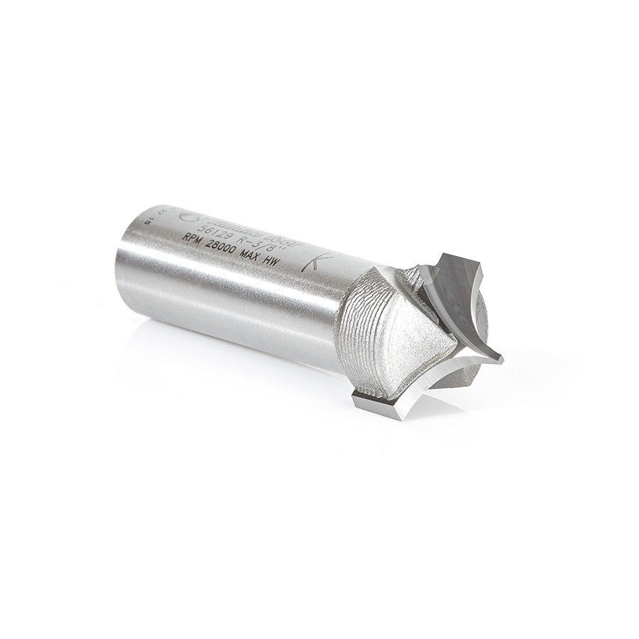 Amana Tool Point/Roundover 3/8R 1/2 in Shank 56129