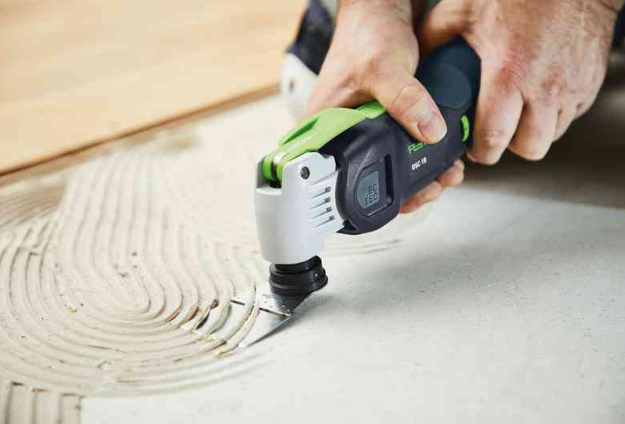 Festool VECTURO Cordless Oscillator OSC 18 HPC 4.0 EI-Set w/ Accessories and 4.0Ah Kit 576590