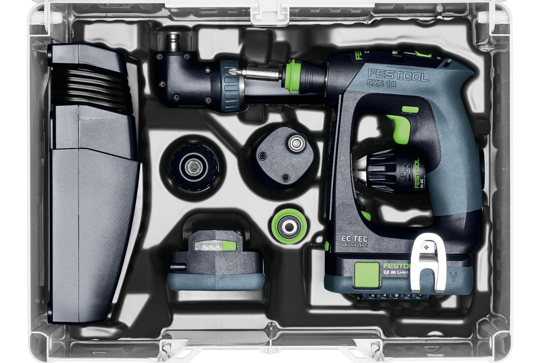 Festool Cordless Drill CXS 18 Set w/ 4.0Ah Battery Kit 576889