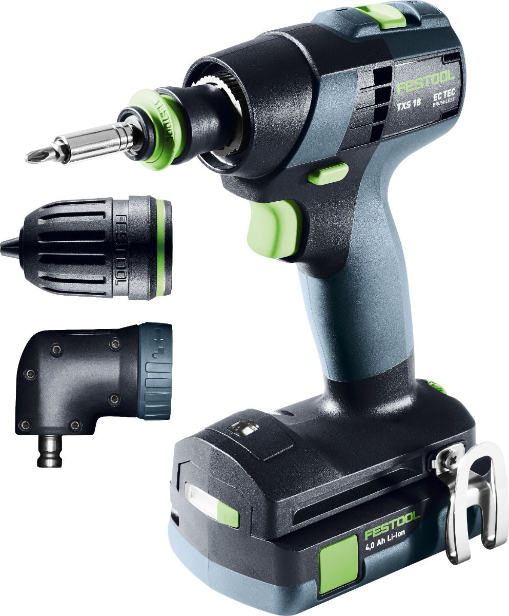 Festool Cordless Drill TXS 18 Set w/ 4.0Ah Battery Kit 576903