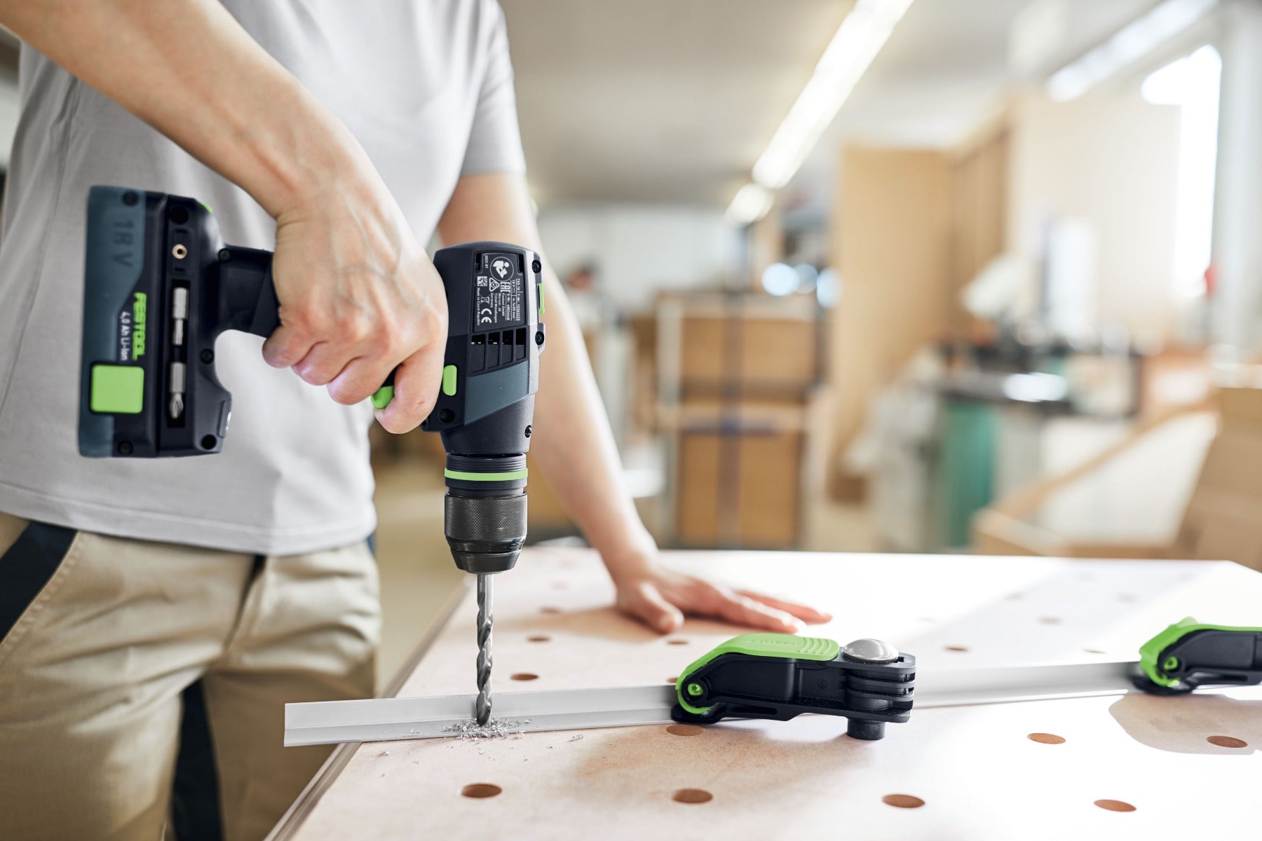 Festool Cordless Drill TXS 18 Set w/ 4.0Ah Battery Kit 576903