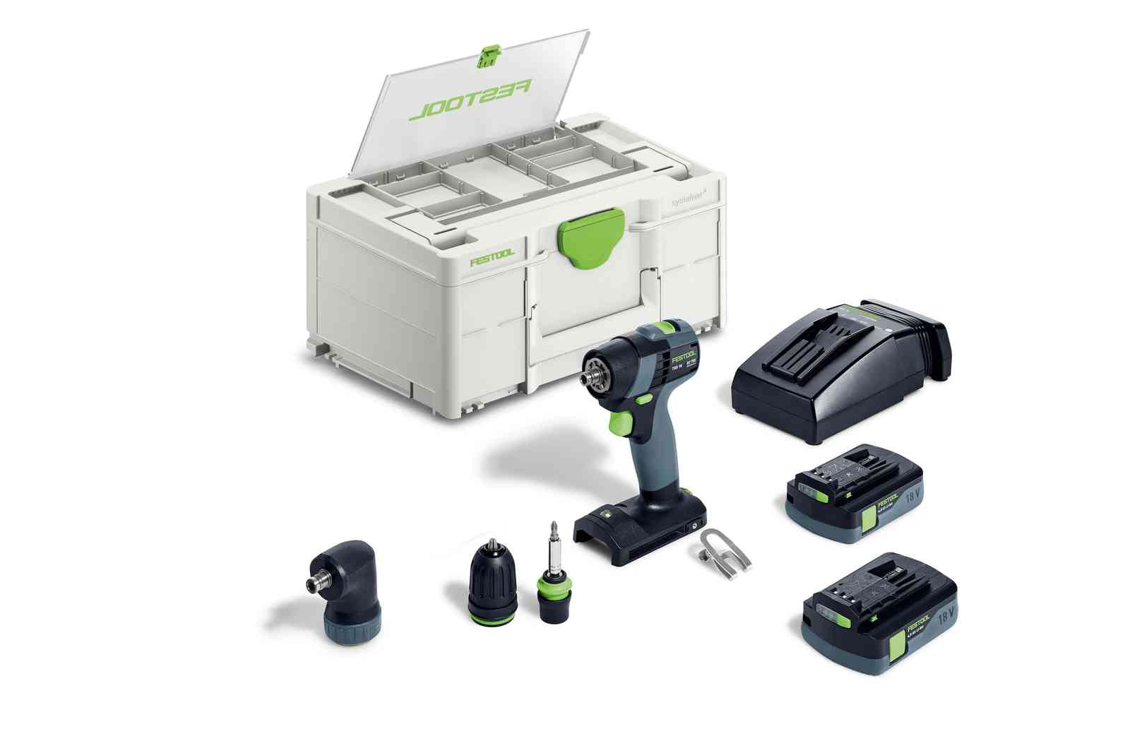 Festool Cordless Drill TXS 18 Set w/ 4.0Ah Battery Kit 576903