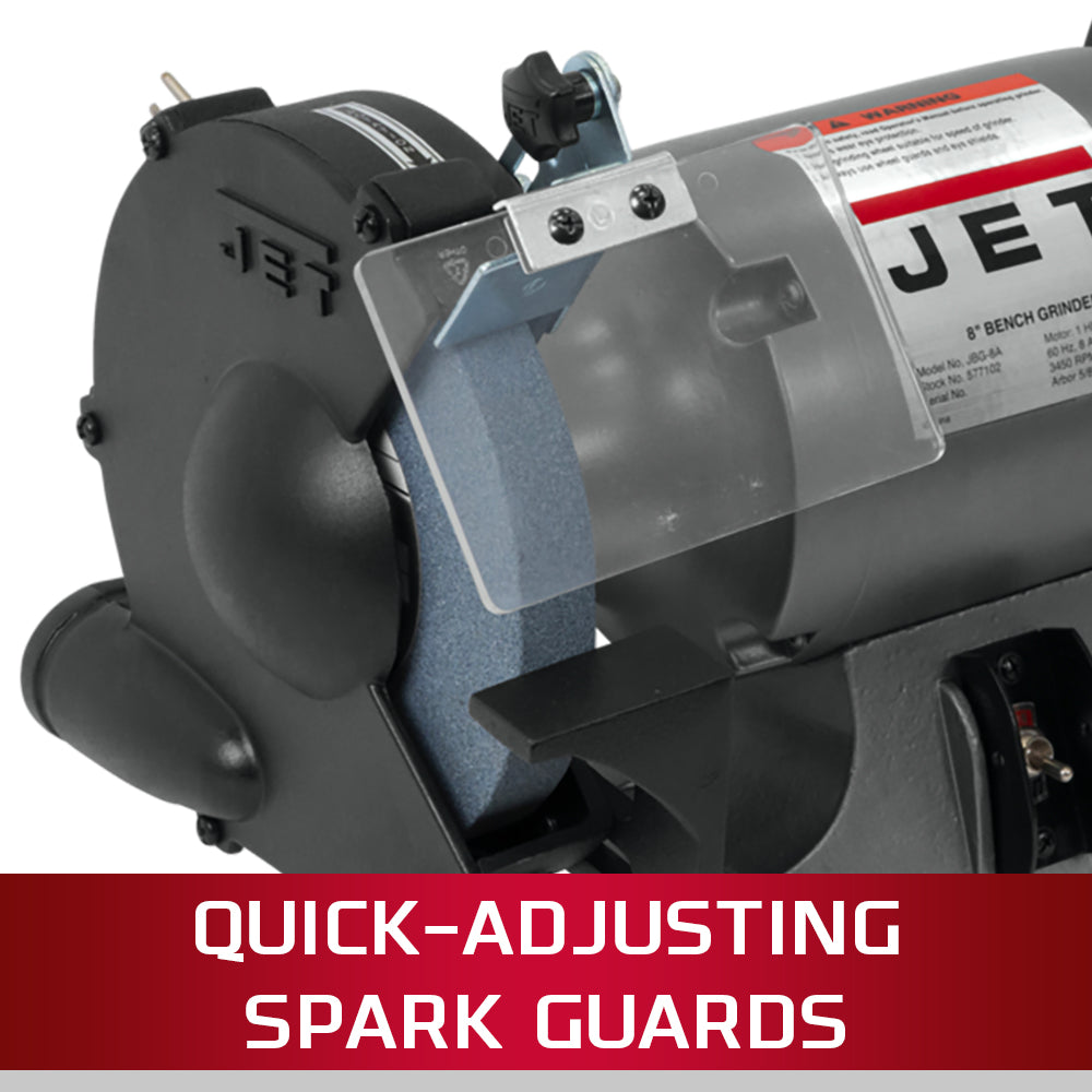 Jet JBG-8A, 8 in. Shop Bench Grinder 577102