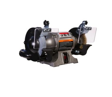 Jet JBG-6W, 6 in. Shop Bench Grinder with Wire Wheel 577126