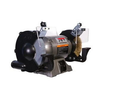 Jet JBG-8W, 8 in. Shop Bench Grinder with Wire Wheel 577128