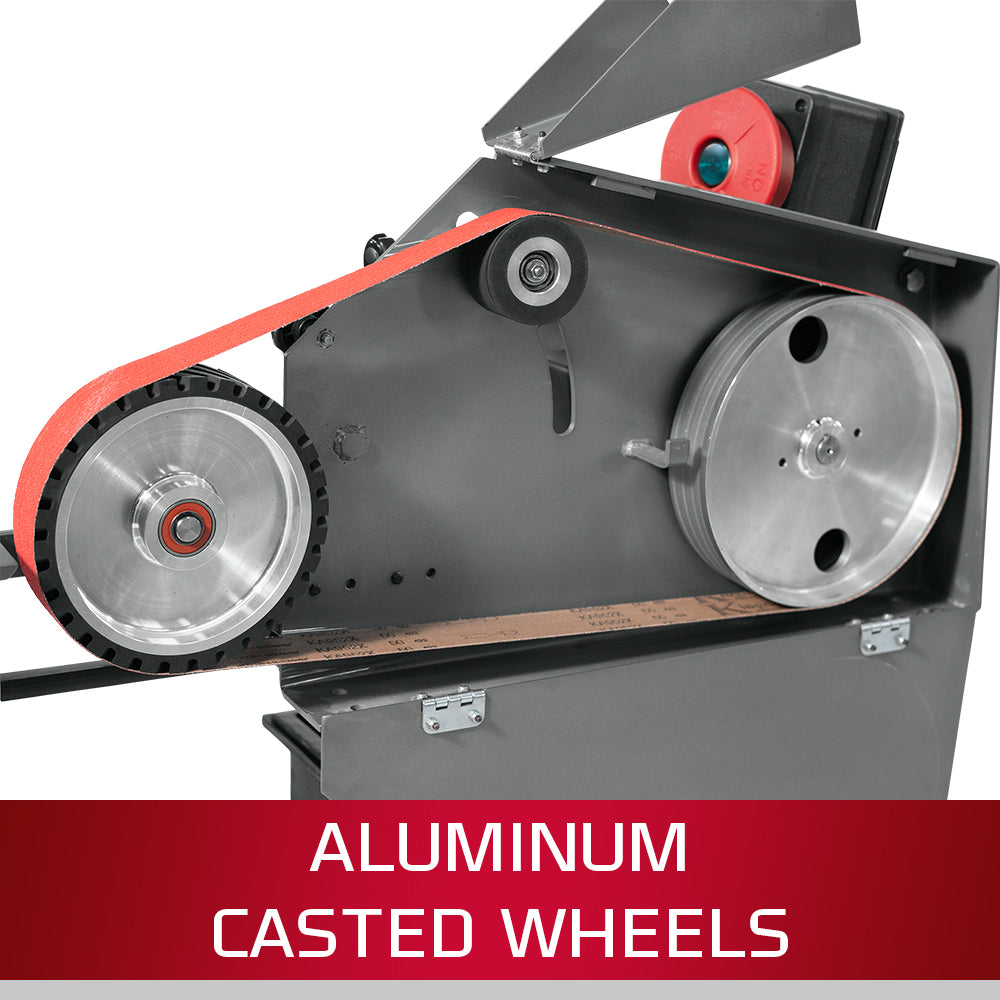 Jet SWG-272, 2 x 72 Square Wheel Belt Grinder 115V 1Ph 577400