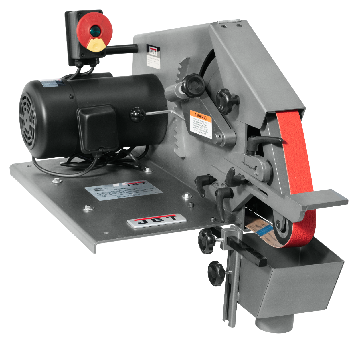 Jet SWG-272, 2 x 72 Square Wheel Belt Grinder 115V 1Ph 577400