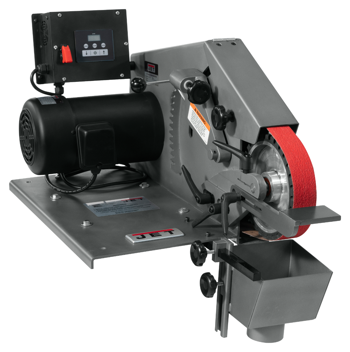 Jet SWG-272VS, 2 x 72 Variable Speed Square Wheel Belt Grinder 115V 1Ph 577405