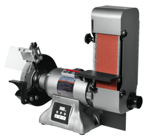 Jet IBGB-436VS Combination 8 in. Variable Grinder with 4 in. x 36 in. Belt Sander 577436