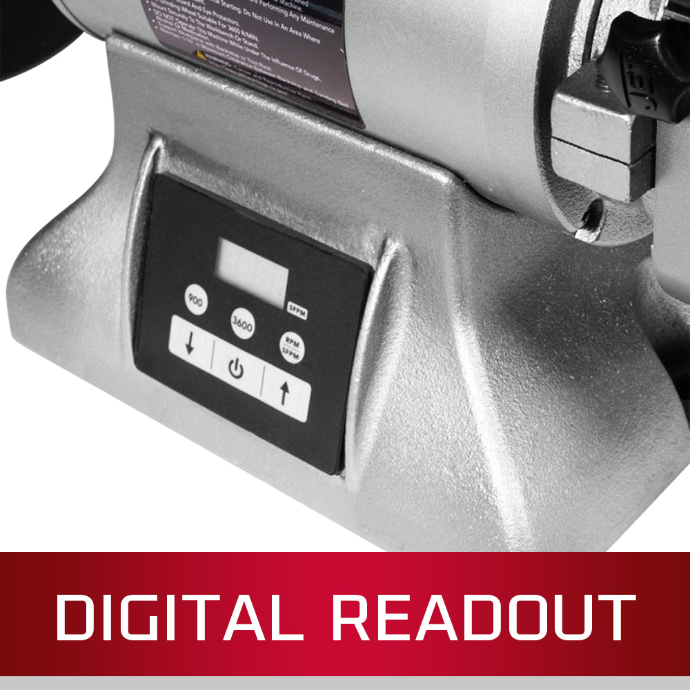 Jet IBGB-436VS Combination 8 in. Variable Grinder with 4 in. x 36 in. Belt Sander 577436