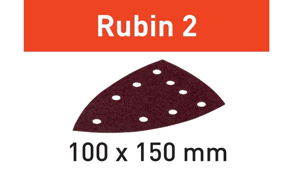 Festool Rubin 2 100G Delta Sanding Sheet STF DELTA/9, 50-Pack 577574