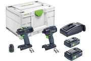 Festool Cordless Drill & Impact Driver Set
