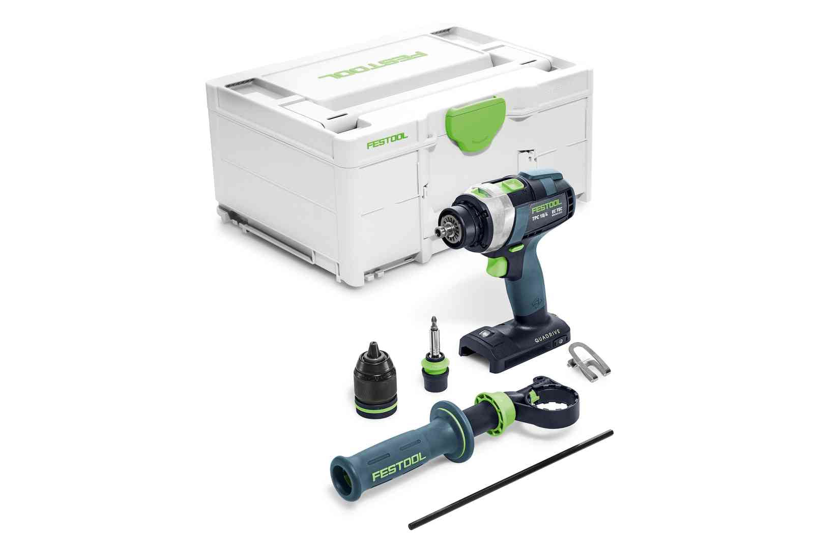 Festool QUADRIVE Cordless Hammer Drill TPC 18/4 Basic 577627