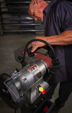 Jet IBGB-248 Combination 8 in. Industrial Grinder with 2 in. x 48 in. Belt Sander 578248