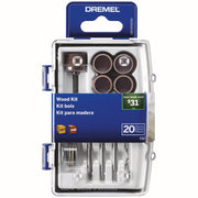 Dremel 20pc Wood Working Accessory Kit 733-01