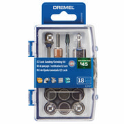 18pc EZ Lock Sanding and Grinding Accessory Micro Kit