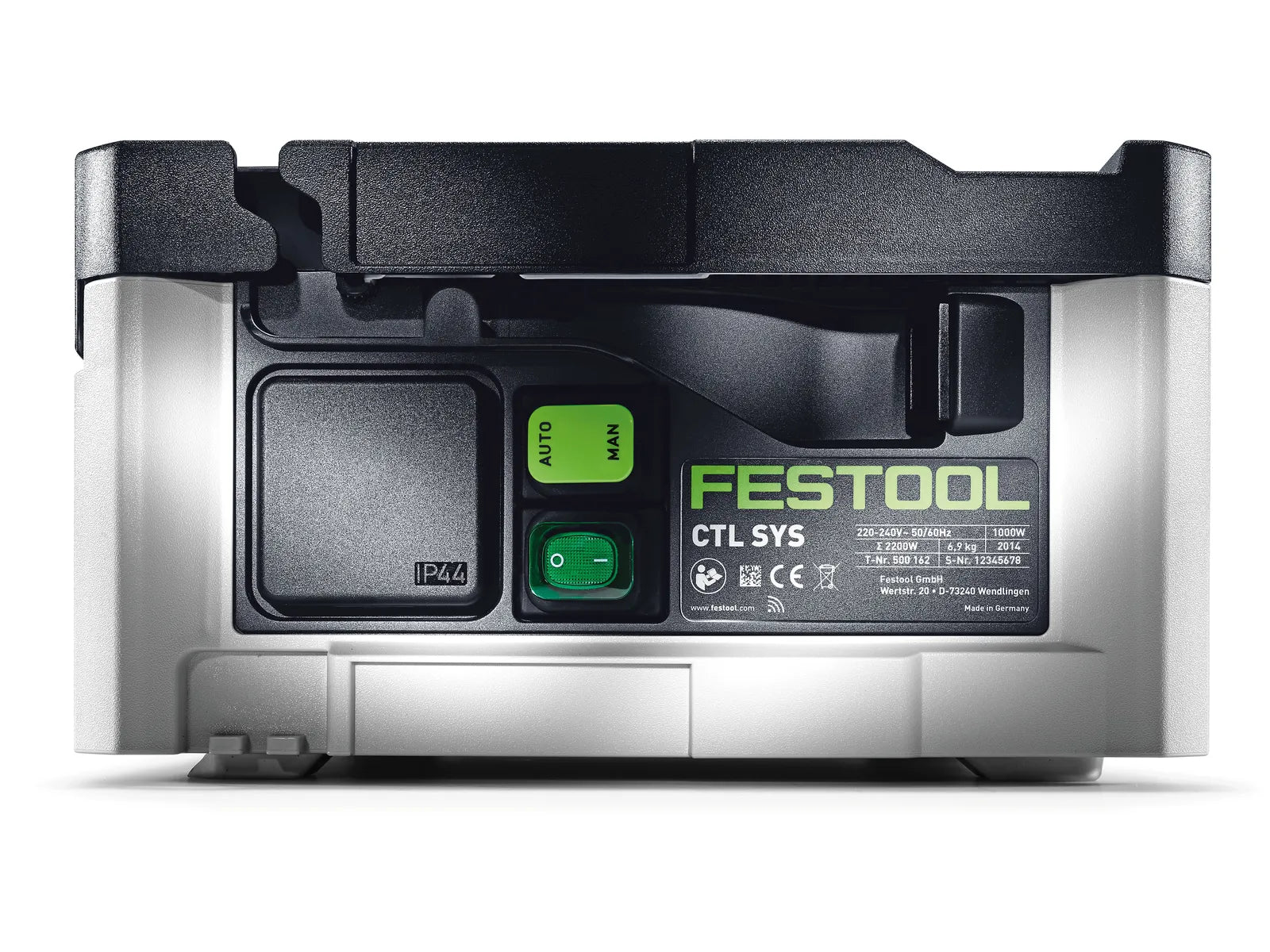 Festool CLEANTEC CT SYS 1.2 Gal. 106 CFM Compact Dust Extractor, 1000W, 120V 575280
