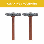 3/4 in. Stainless Steel Brushes, 2-Pack