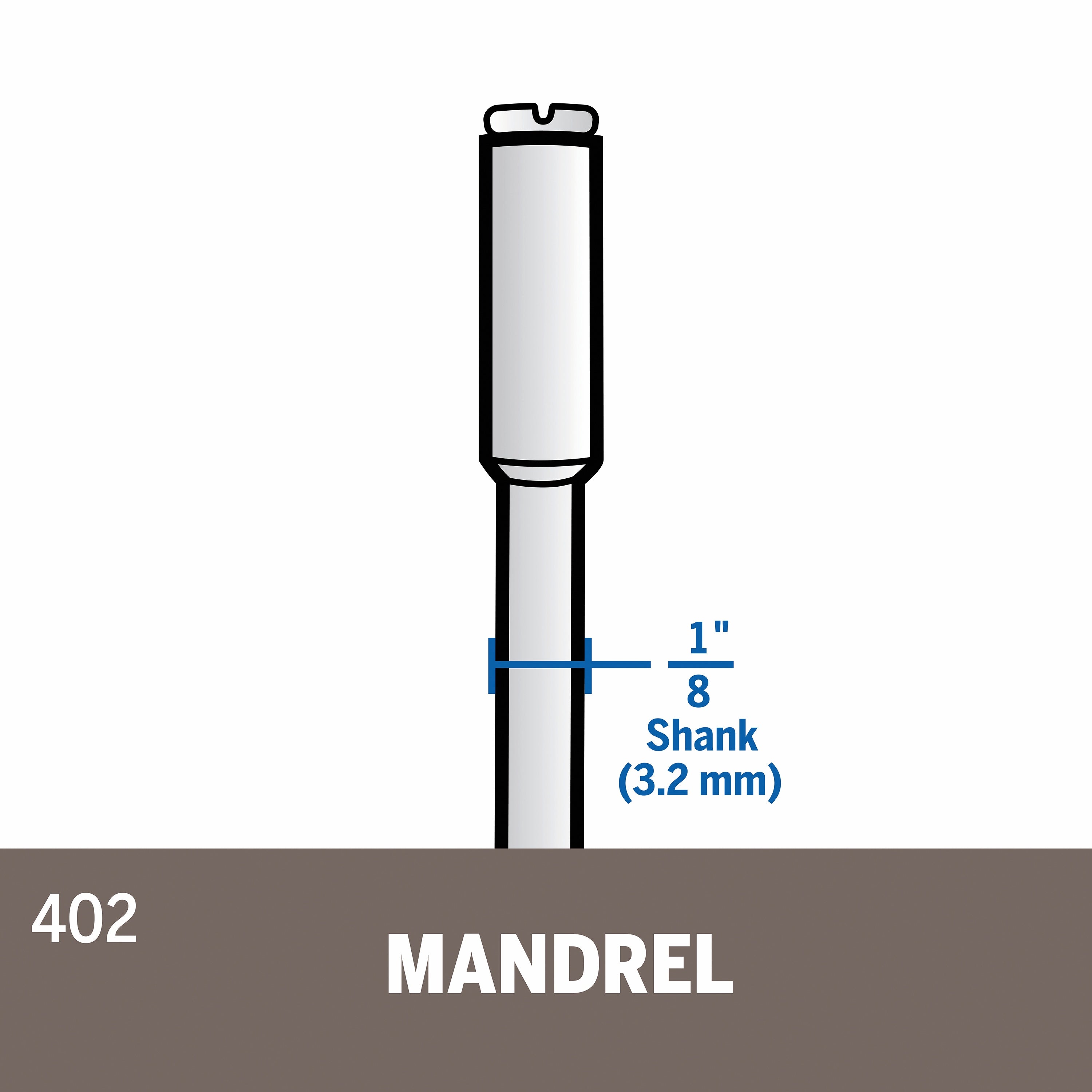 Dremel 1/8 in. Mandrel 402
