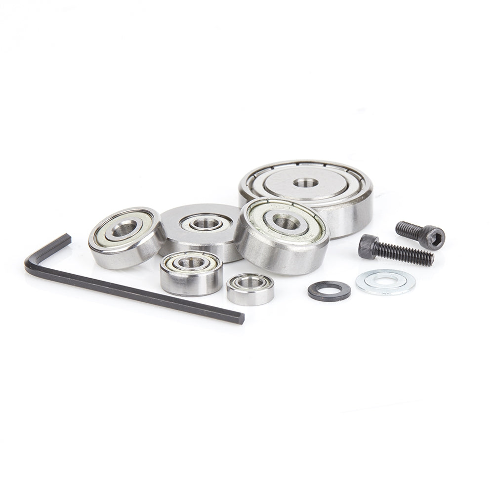 Amana Tool Adj. Rabbet Bearing Set 11 pc 6000