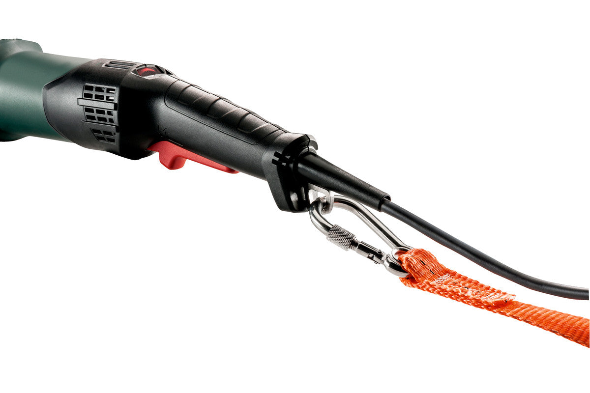 Metabo 5" Angle Grinder w/Brake, Non-Lock Paddle, Auto-balancer, Electronics, Rat Tail, Drop Secure 600605420