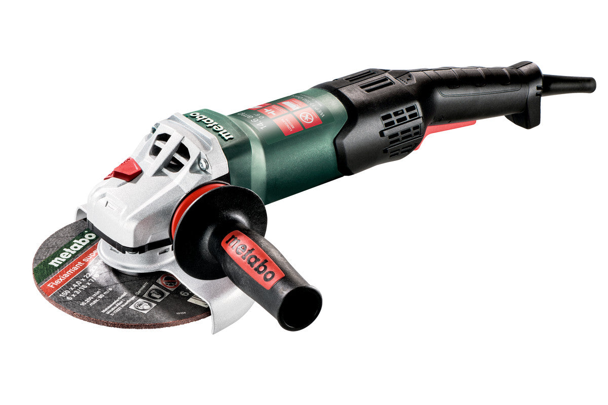 Metabo 6in Angle Grinder w/Electronics, Non-Lock Paddle, Rat Tail, WEP 17-150 Quick RT 601078420