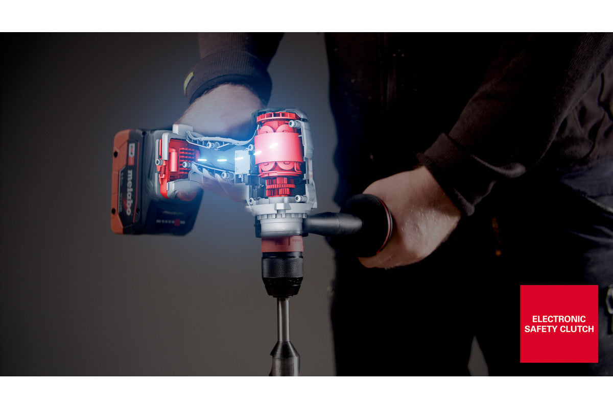 Metabo 18V Push-Pull Tapping Tool & Drill/Driver w/ 2 chucks, MetaBOX, GB 18 LTX BL Q I bare MB 602362840