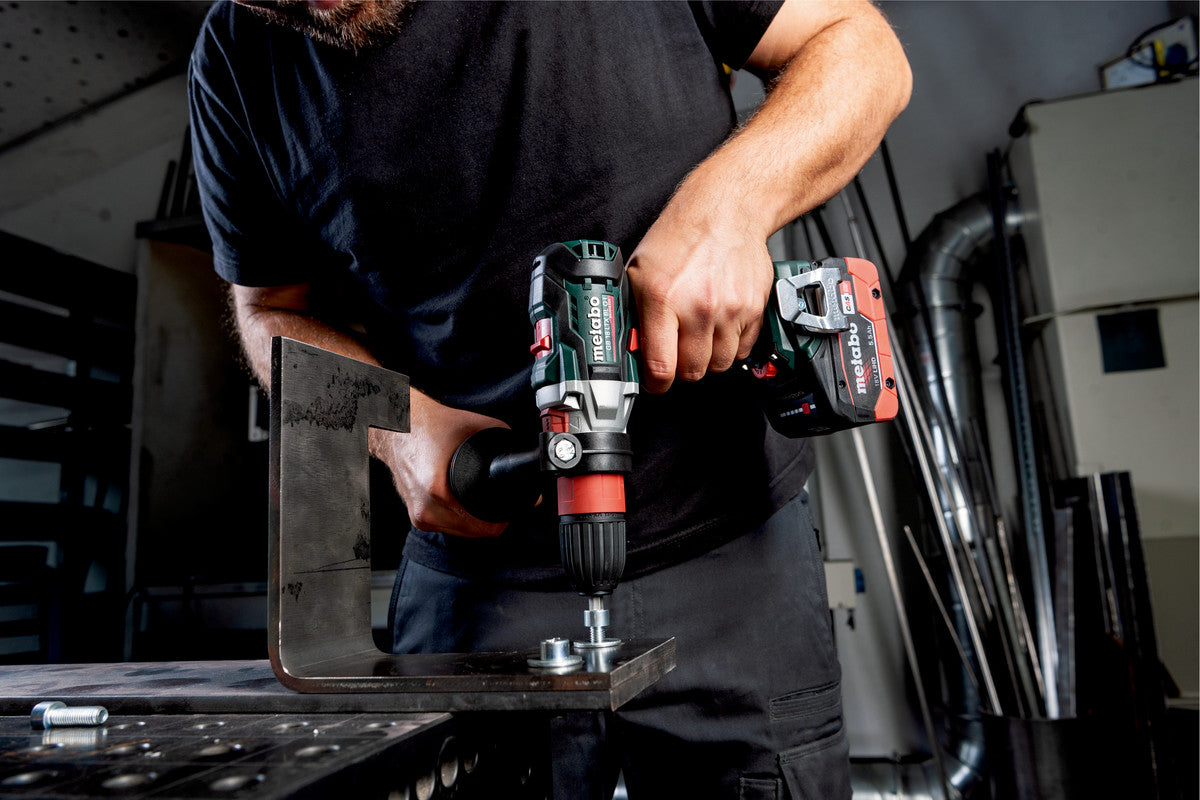 Metabo 18V Push-Pull Tapping Tool & Drill/Driver w/ 2 chucks, MetaBOX, GB 18 LTX BL Q I bare MB 602362840