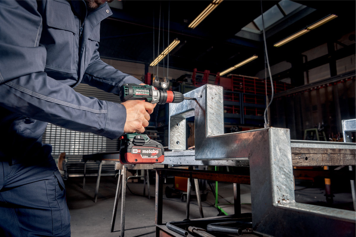 Metabo 18V Push-Pull Tapping Tool & Drill/Driver w/ 2 chucks, MetaBOX, GB 18 LTX BL Q I bare MB 602362840