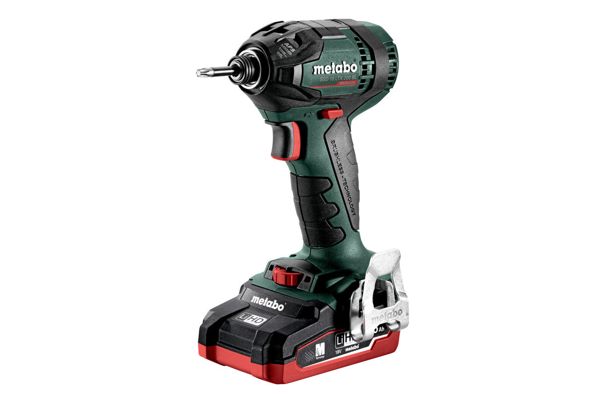 Metabo 18V 1/4" Hex Brushless Impact Driver Kit w/ 2x 4.0Ah LiHD Batteries 602396520