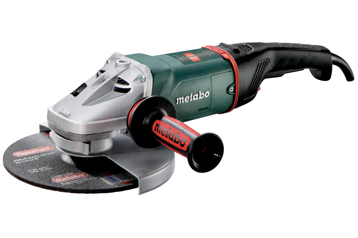 606467420, Metabo W 24-230 MVT, 9in Angle Grinder w/Lock-on Trigger