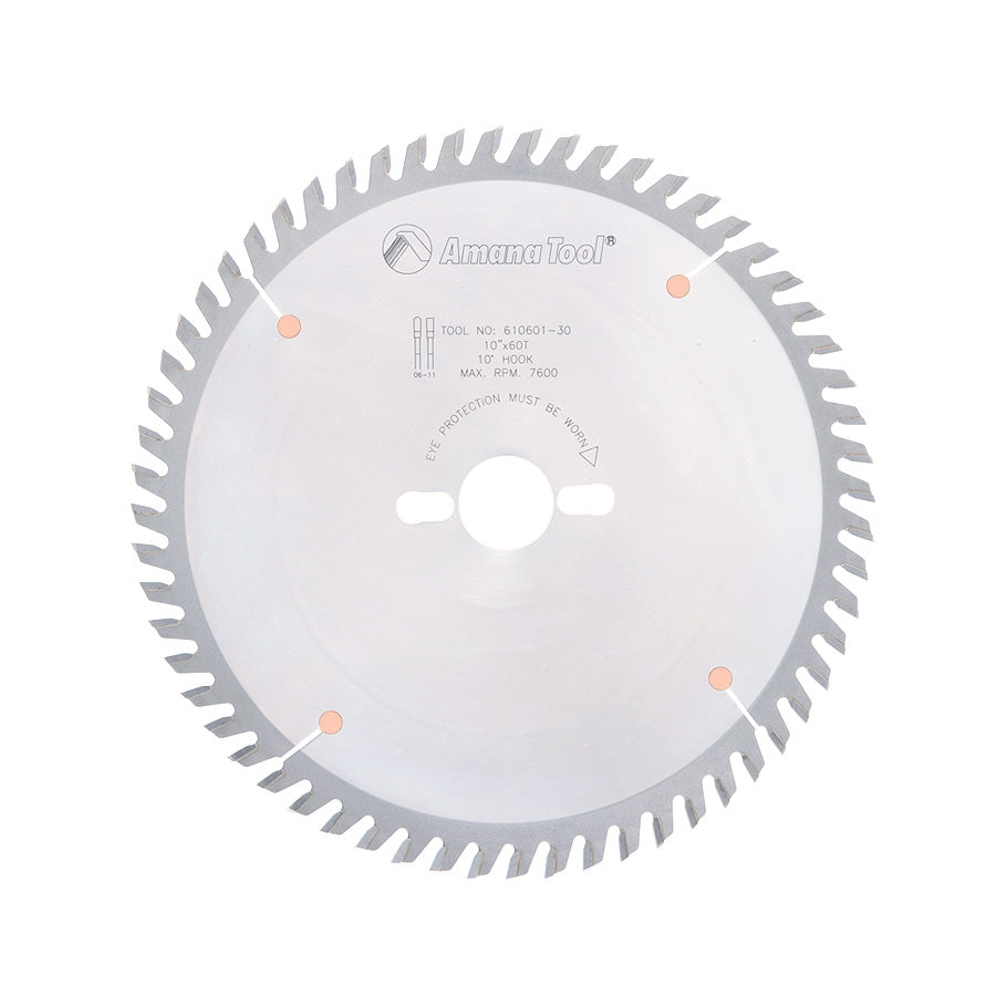 Amana Tool 10 in /60T Cut-Off TCG 30mm Bore 610601-30