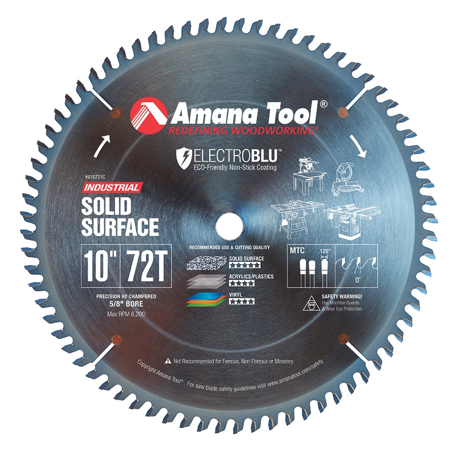 Amana Tool 10 in /72T in O in Hook Specialty TCG 610721C