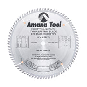 Amana Tool 10 in /80T Thin Kerf A.T.B. Grind 610800-TS