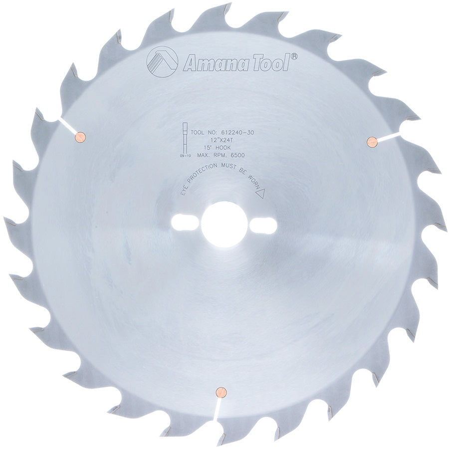Amana Tool 12 in /24T Ripping Straight 30mm 612240-30