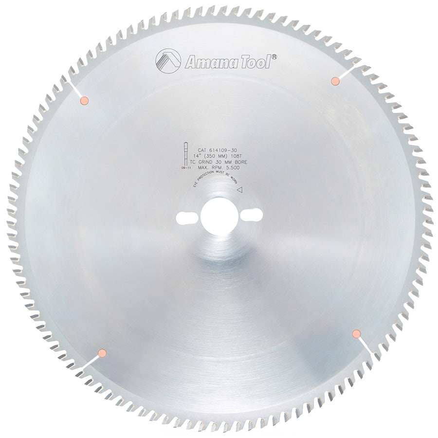 Amana Tool 14 in /108T Trim T.C.G.30mm Bore 614109-30