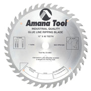 Amana Tool 12 in /40T Glue RIP TCG 1 in Bore 612401