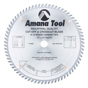 Amana Tool 12 in /72T Cut-Off Saw ATB Grind 612720