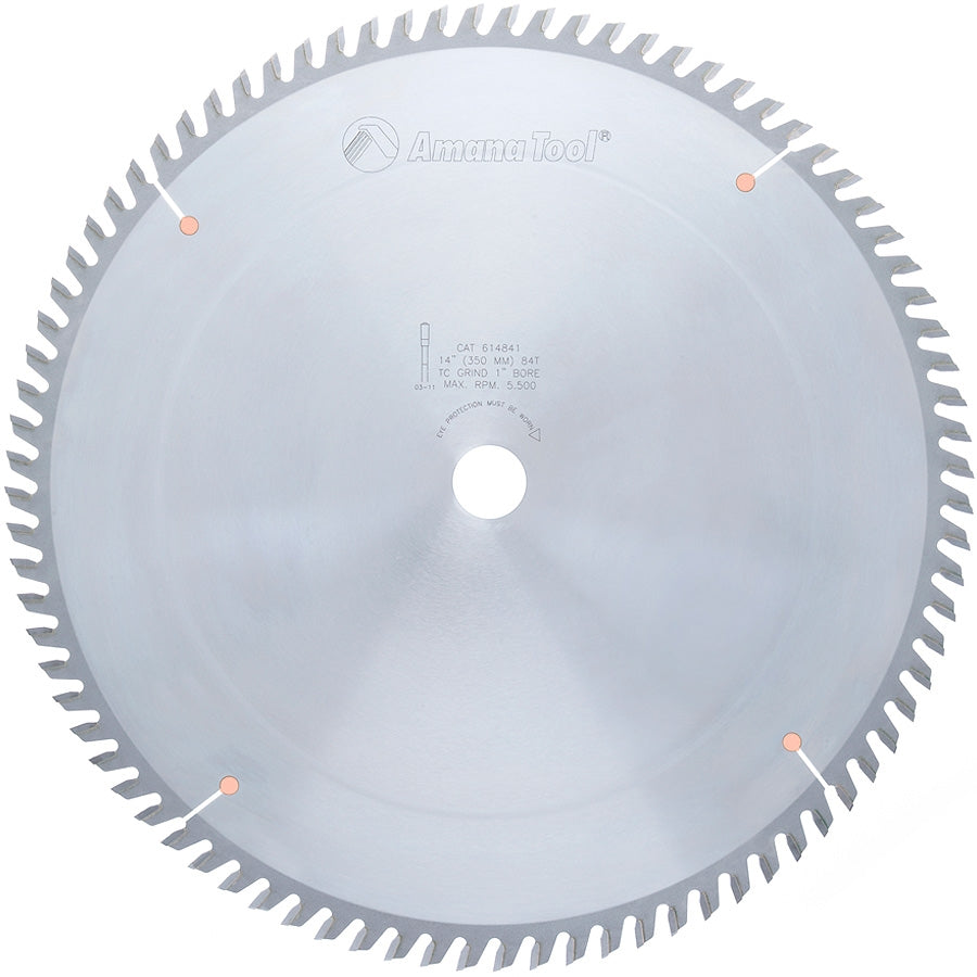 Amana Tool 14 in /84T Cut-Off Saw TCG Grind 614841