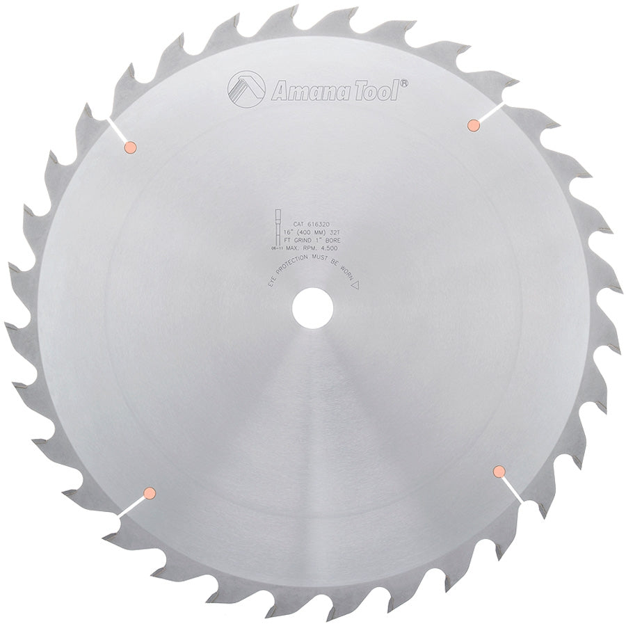 Amana Tool 16 in /32T Ripping Straight Grind 616320