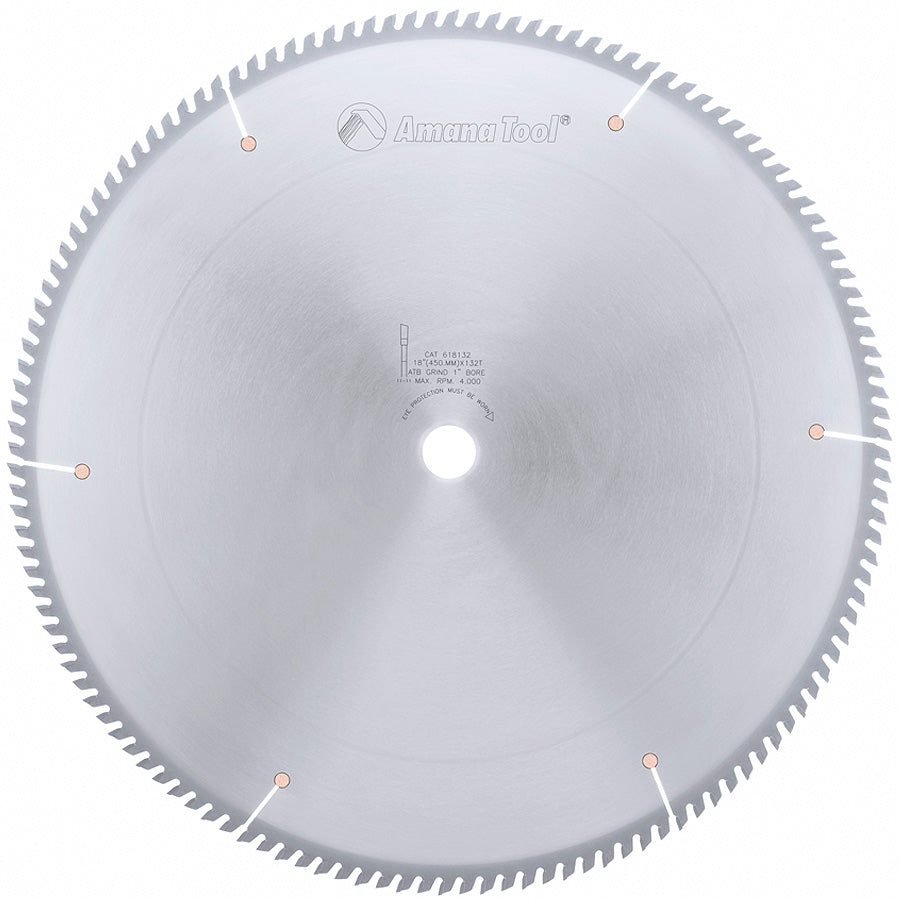Amana Tool 18 in /132T Cut-Off Saw ATB Grind 618132