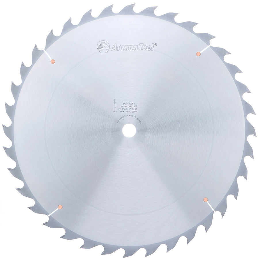 Amana Tool 20 in /36Tx1 in Ripping Straight 620360