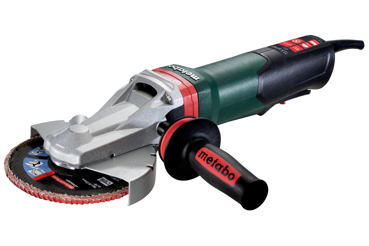 Metabo 6in Flat Head Grinder w/Brake, Non-Lock Paddle, Electronics, WEPBF 15-150 Quick 613085420