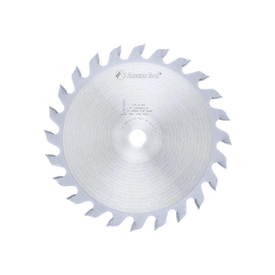 Amana Tool 1/4 in x 8 in x 24T Groover 5/8 Bore 61365