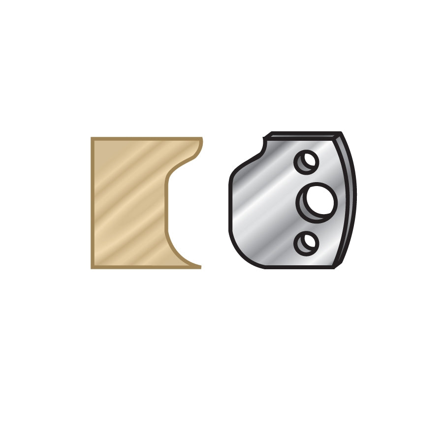 Amana Tool Pair 40mm Shaper Knives #F48 64F048