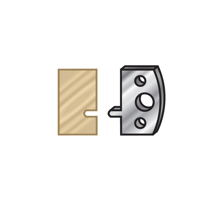 Amana Tool Pair 40mm Shaper Knives #F10, Pair 64F010