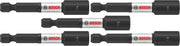 Bosch Impact Tough nutsetters set bulk pack with 1/4 inch drive bits