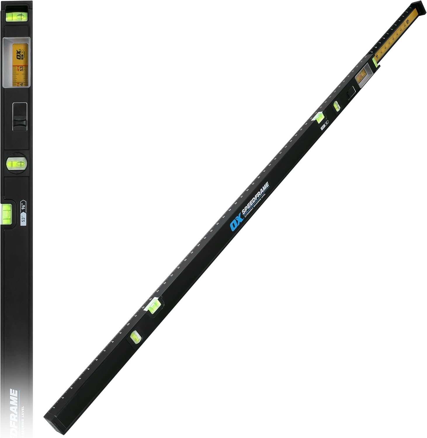 Ox Tools SPEEDFRAME 53" to 96" Extendable Measuring Level OX-P635202