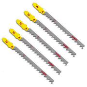 Mafell W4 Wood Progressive Jigsaw Blades, 75mm Toothed Length, 5-Pack 93703