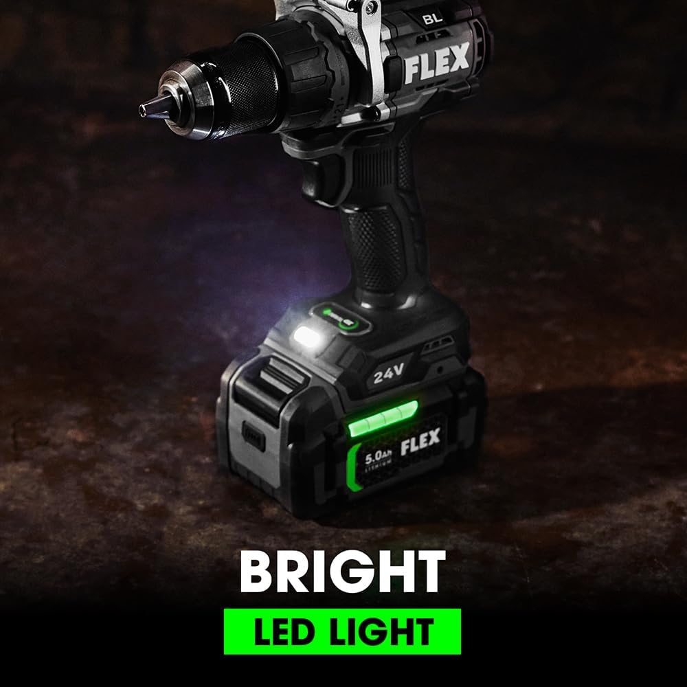 Flex Tools 1/2" 2-Speed Drill Driver with Turbo Mode Kit FX1171T-2B